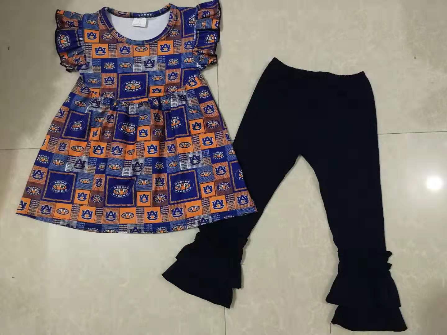 Girls summer pants suit