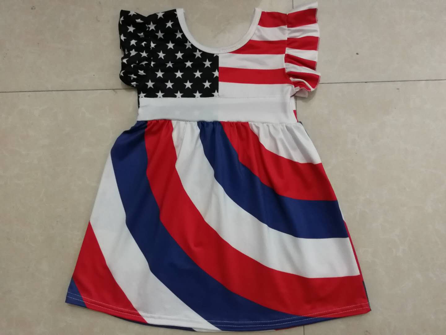 Flag five-pointed star summer skirt