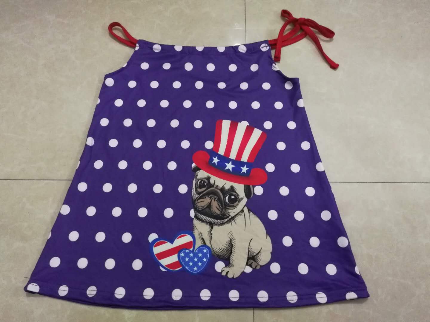 suspender flag skirt