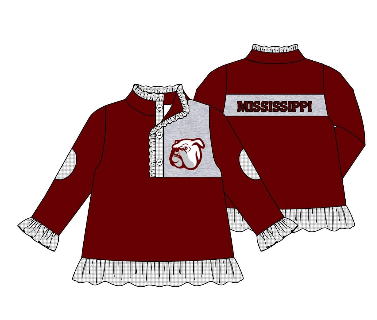baby girl clothes team brick red toddler girl summer top