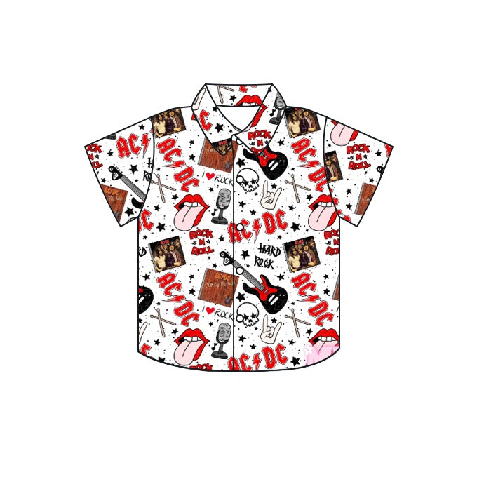 Boys AC DC short sleeve top