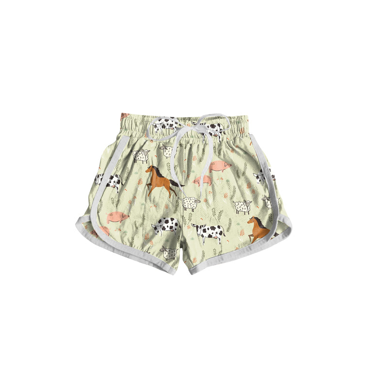 summer horse shorts