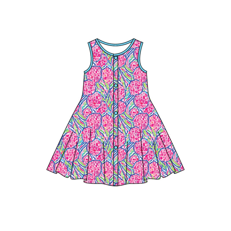 toddler girl clothes purple sleeveless dress