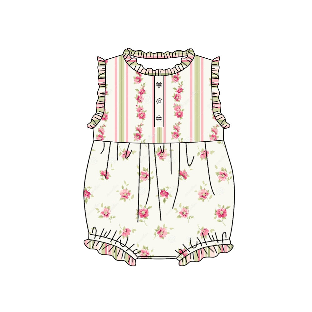 baby clothes flower short sleeve summer romper