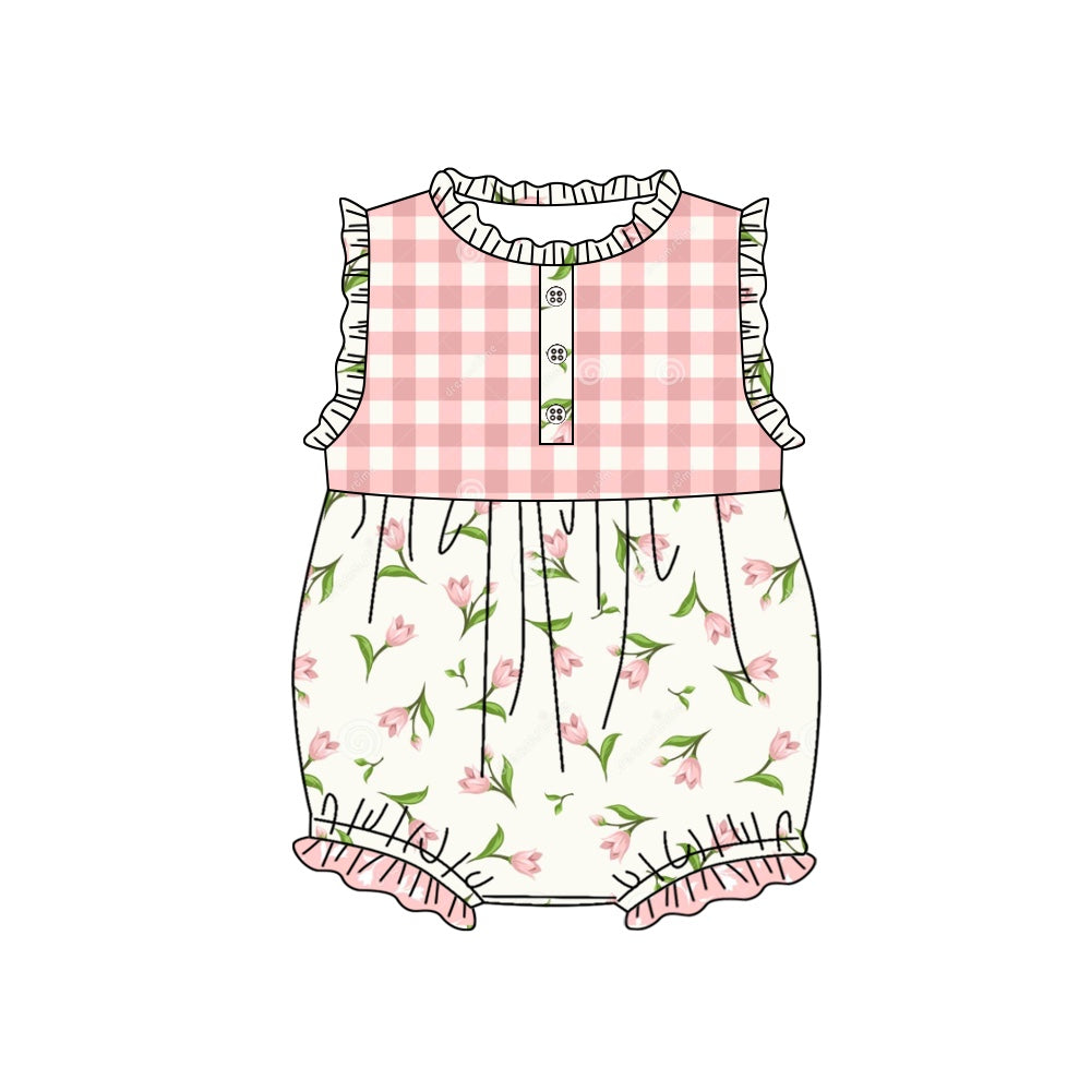 baby clothes flower romper short sleeve summer romper