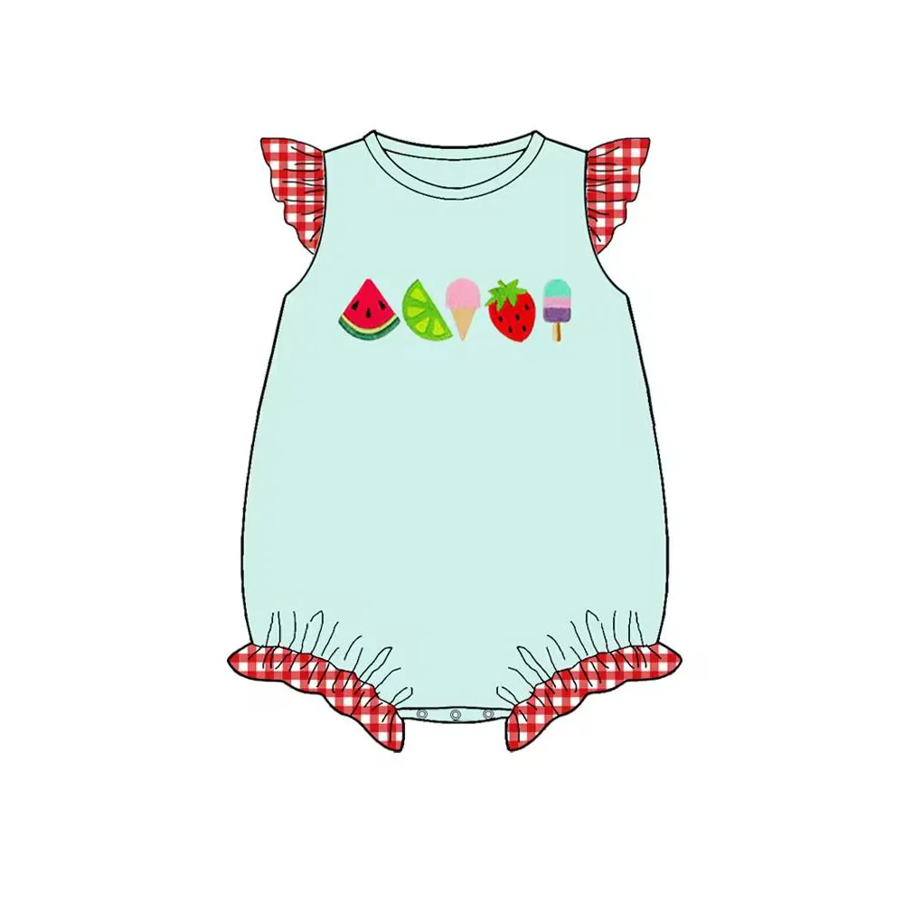 Deadline: May 16 custom eta 5week no moq eta 5-6weeks Watermelon Fruit Orange Summer Climbing Suit