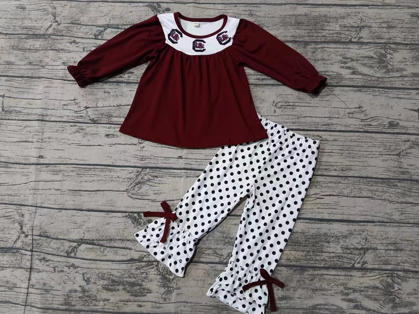 Custom moq 3 eta 6-7weeks Burgundy Crayfish Lettering Long Sleeve Suit