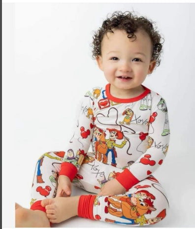 boys hot sell fashine long sleeve pajamas