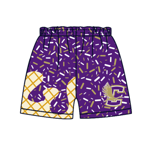 Custom moq 5 mix size milk silk baby girls clothes team sport team adult shorts