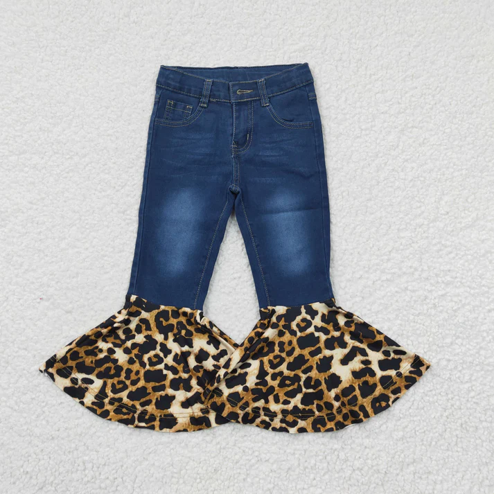 RTS NO MOQ Sibling Baby Girls Clothes Jeans: Flared & Ripped