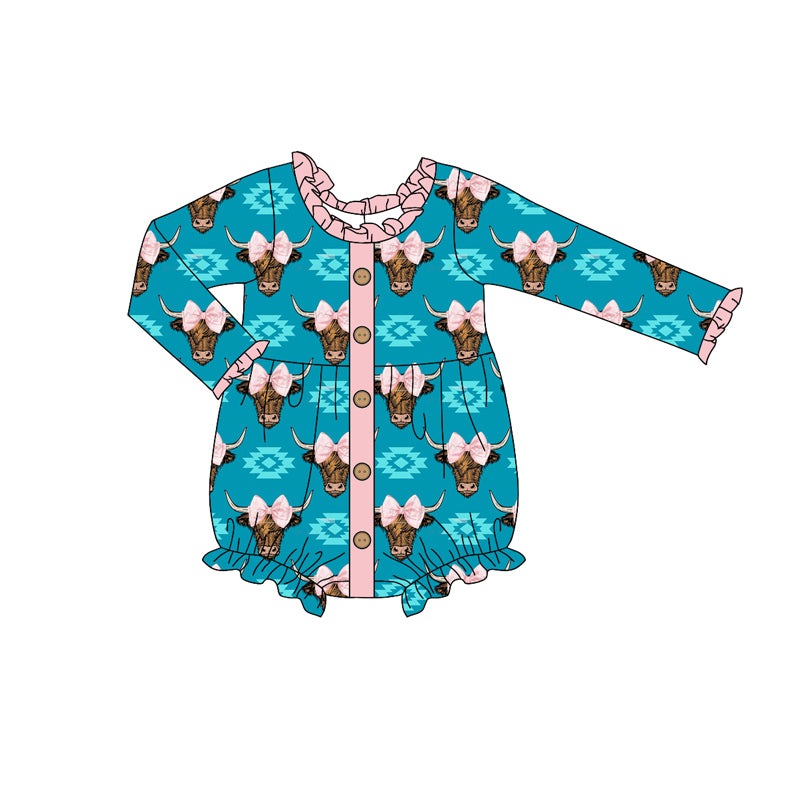 9.26 custom each style moq 5eta 4-6week Sibling Sister cow head bow baby girl sets and dress and rompers match family design