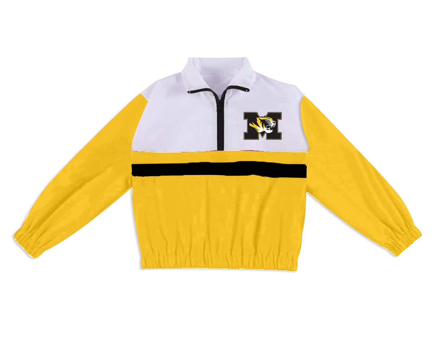 Custom moq 5 mix size summer teams Girls Polka Dot Top Shorts Set Yellow Bows Top Skirt Short Set Zipper Pullover Pants Set