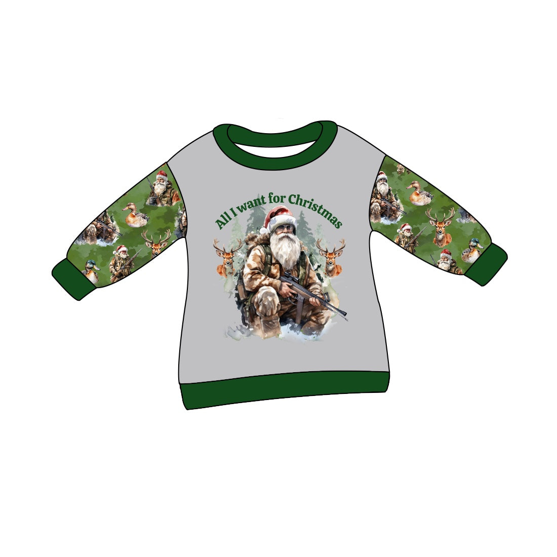8.2 custom each style moq 5 eta 4-6week Sibling Sister baby girls clothes Christmas green long sleeve top and long sleeve romper match family design
