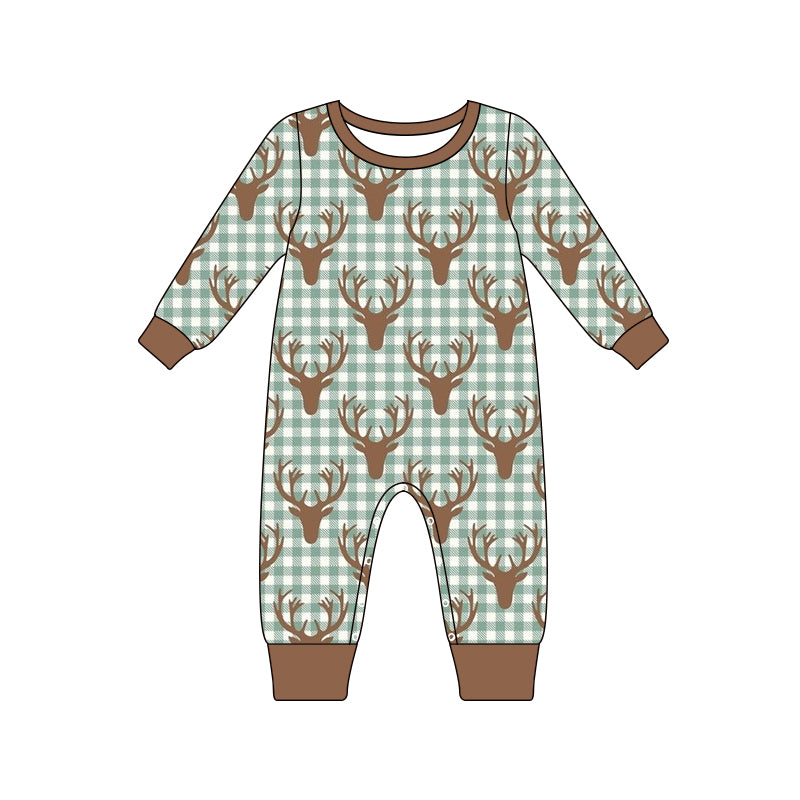 5.23 custom each style moq 5eta 4-5week Sibling Sister deers camouflage boys outfits and romper match family design