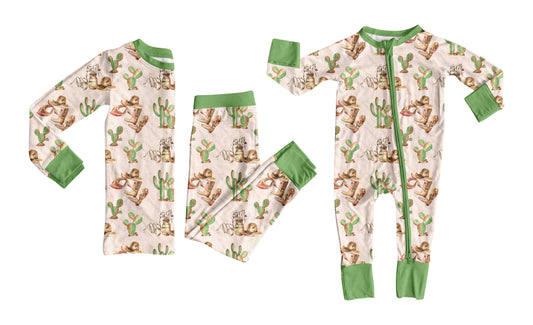 25.8.2 custom each style moq 5eta 4-6week Sibling Sister boot catcus baby boy long sleeve pants sets and rompers match family design