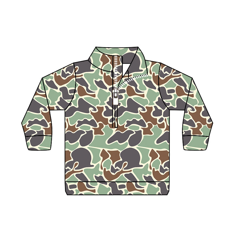 9.7 custom each style moq 5 eta 4-6week baby boys clothes camouflage long sleeve top