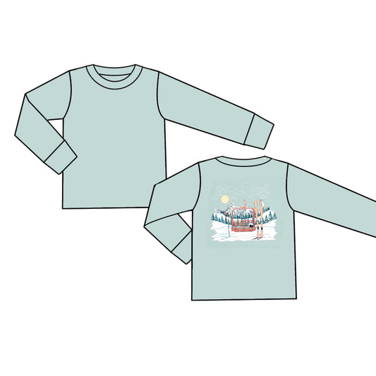 9.19 custom each style moq 5 eta 4-6week baby boys clothes long sleeve top