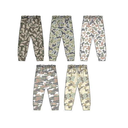 25.11.12 custom each style moq 5 eta 6-8week Sibling Sisters camouflage baby boy long pants 5 match family design