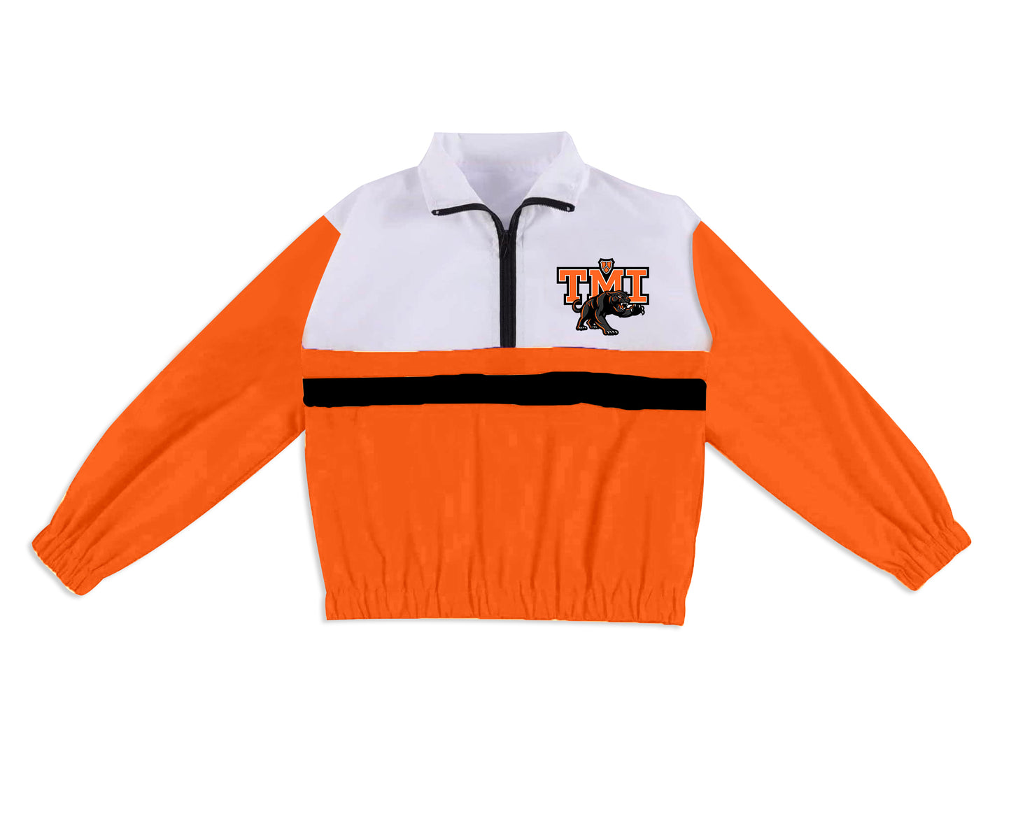 Custom moq 5 mix size milk silk summer teams Girls Orange Polka Dot Top Shorts Set Top Skirt Short Set Zipper Pullover Jogger Pants Set