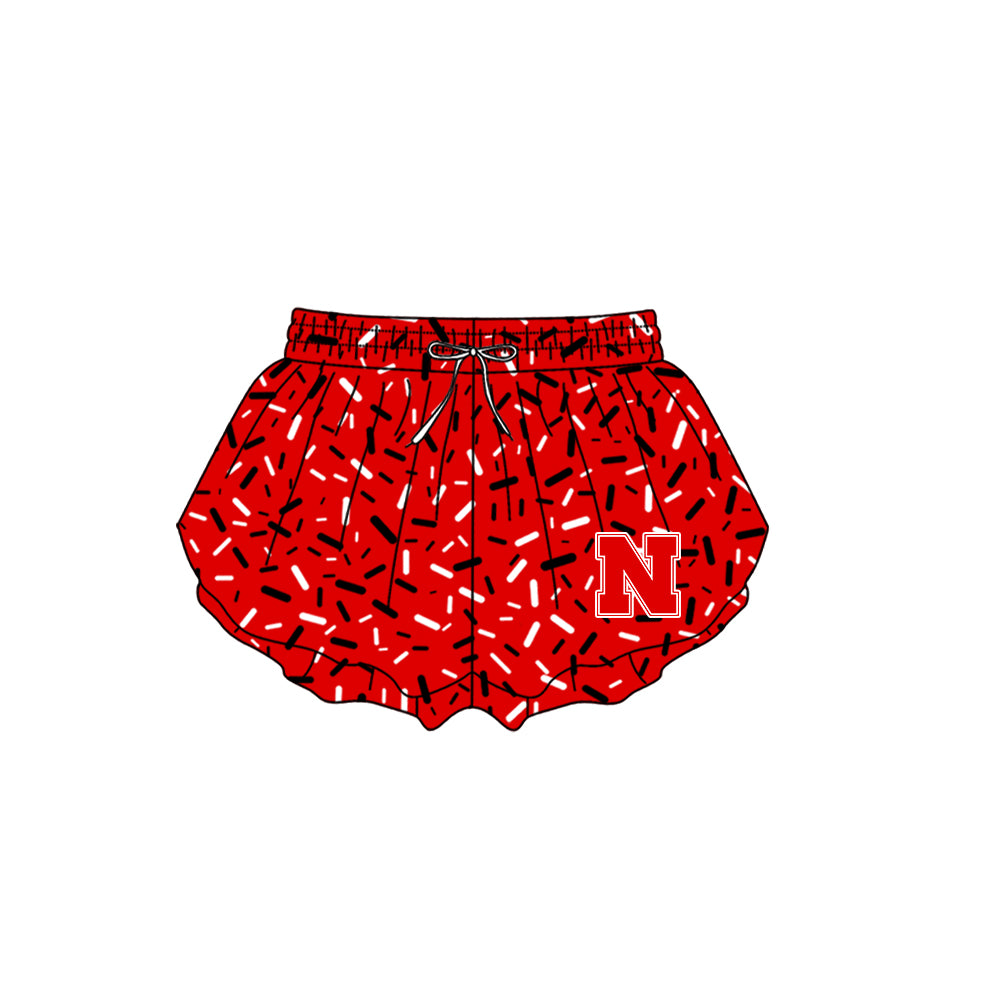 Custom moq 5 mix size milk silk summer teams Camo Hooded Short Sleeve Top Shorts Set Ice Cream Drips Red Hooded Top with Matching Shorts For Kids