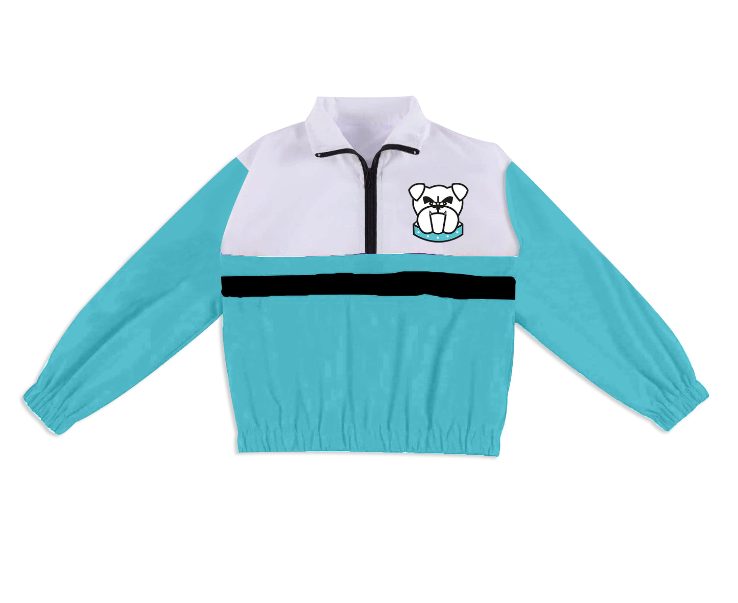 Custom moq 5 mix size milk silk summer teams Girls Light Blue Polka Dot Top Shorts Set Top Skirt Short Set Zipper Pullover Pants Set