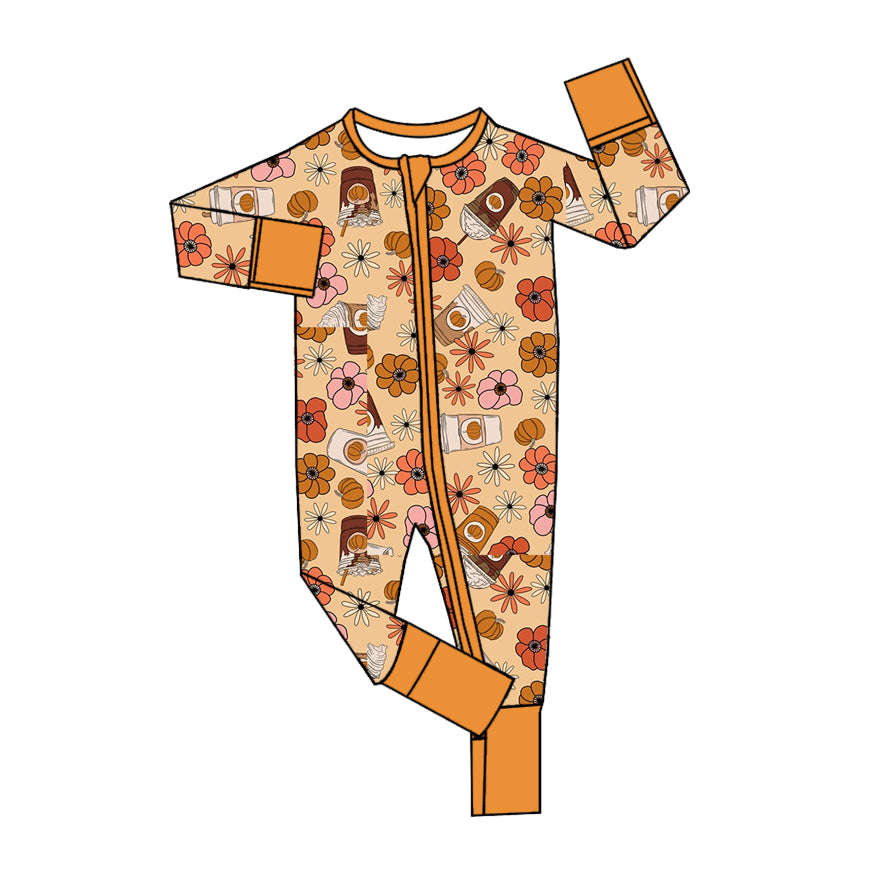 25.5.7 custom each style moq 5eta 4-6week Sibling Sisters pumpkin baby girl long sleeve romper 1 and romper 3 match family design