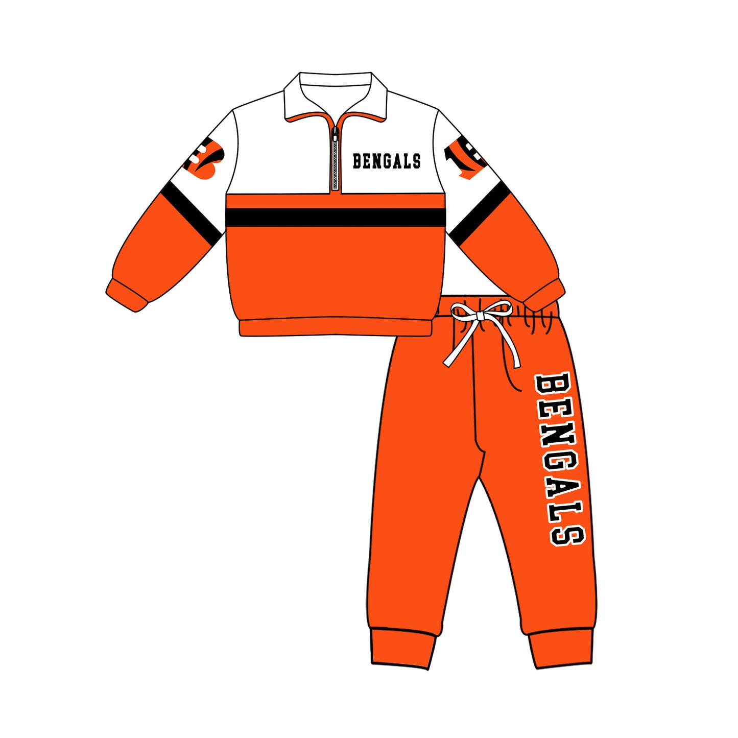 Custom moq 5 mix size milk silk summer teams Girls Orange Polka Dot Top Shorts Set Top Skirt Short Set Zipper Pullover Jogger Pants Set Pullover Tops