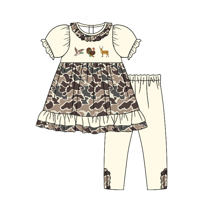 5.16custom each style moq 5eta 4-5week Sibling Sister animals print camouflage stripes and pink girls and boys outfits and baby romper and dress match family design