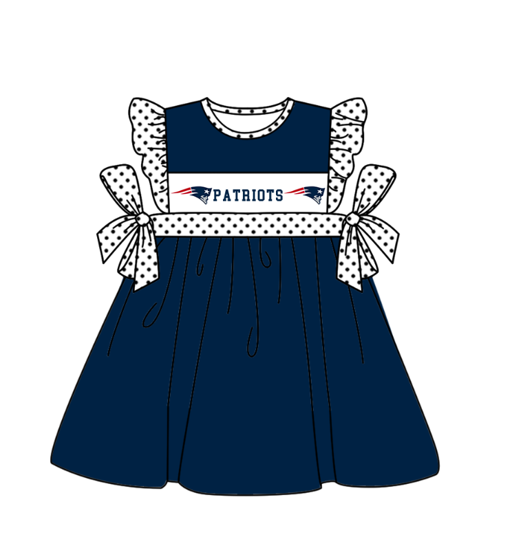 Custom moq 5 mix size milk silk summer teams baby girl boys clothes Navy blue short sleeve shorts sets 2  and dress and rompers 2 series