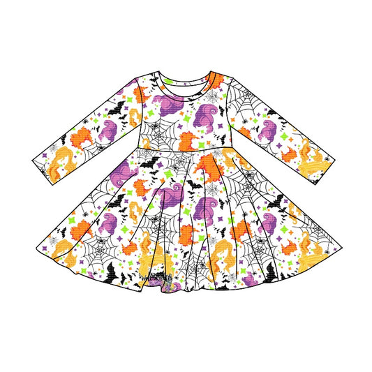 6.12 custom each style moq 5eta 4-6week baby girls clothes purple long sleeve girls dress