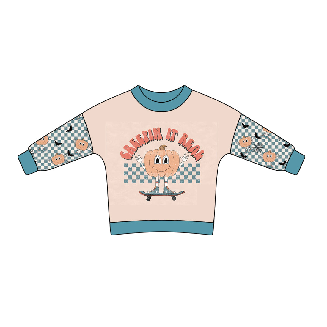 8.1 custom each style moq 5 eta 4-6week Sibling Sister baby girls clothes pumpkin long sleeve top and long sleeve romper match family design