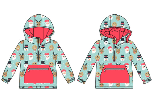 25.5.20 custom each style moq 5eta 4-6week Sibling Sisters Christmas baby girl long sleeve top 1 and top 2 match family design