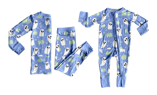 25.7.24 custom each style moq 5eta 4-6week Sibling Sister ghost baby boy long sleeve pants sets and rompers match family design