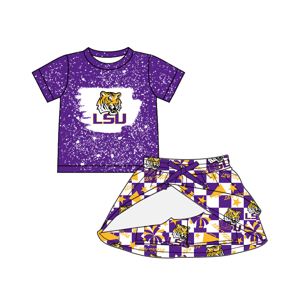 Custom moq 5 mix size milk silk summer teams baby girls clothes team purple sleeveless shorts sets and skirts sets and dress and jumpsuit-25.7.16