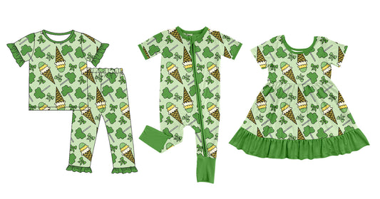 25.10.13 custom each style moq 5 eta 6-8week Sibling Sisters floral baby girl short sleeve pants sets and dress and rompers match family design