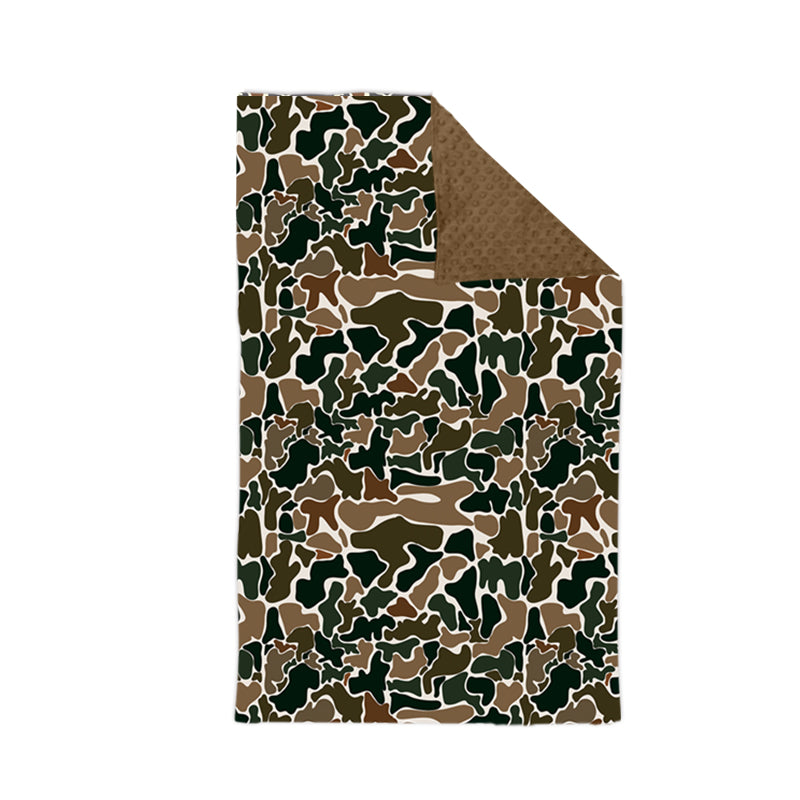 7.16 custom each style moq 5 eta 4-6week baby blanket camouflage green blanket design