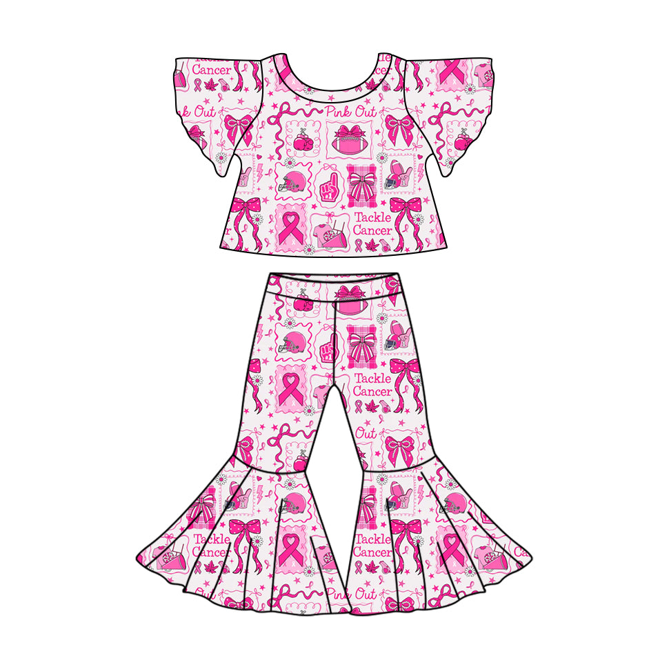 25.10.20 custom each style moq 5 eta 6-8week Sibling Sisters bow floral baby girl short sleeve pants sets 5 match family design