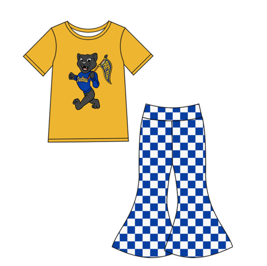 Custom moq 5 mix size eta 6-8weeks milk silk summer teams yellow blue baby girl clothes short sleeve pants sets-25.10.24