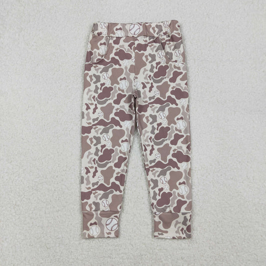 RTS NO MOQ（In Stock) P0875 Baseball brown camouflage pants