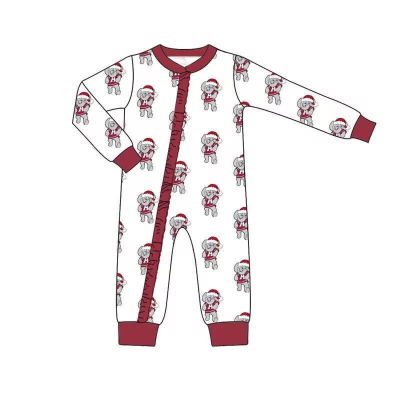 Custom moq 5 each style eta 6-7weeks baby girl clothes team long sleeve romper 2-25.8.8