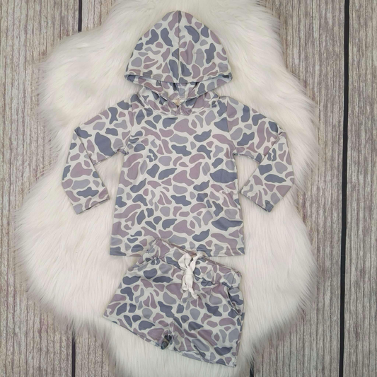 RTS NO MOQ HOT SELL baby boys  Camouflage hat set BT0922+SS0140