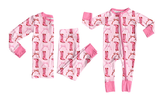 25.9.5 custom each style moq 5eta 4-6week Sibling Sisters boot bow baby girl clothes long sleeve pants sets and romper match family design