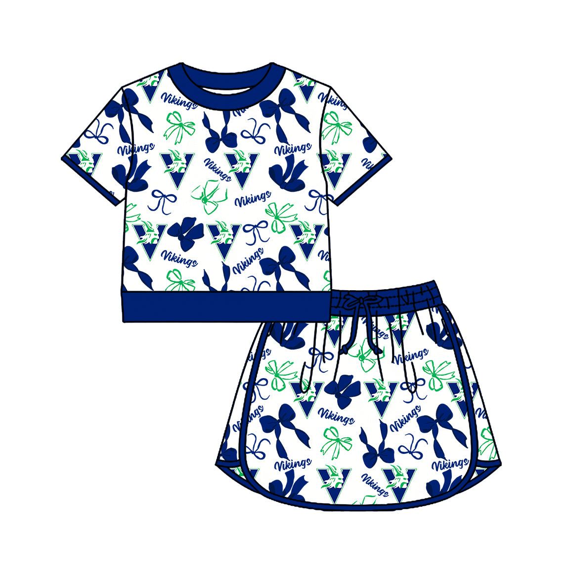Custom moq 5 mix size milk silk summer teams Girls Polka Dot Top Shorts Set Top Skirt Short Set Zipper Pullover Jogger Pants Set