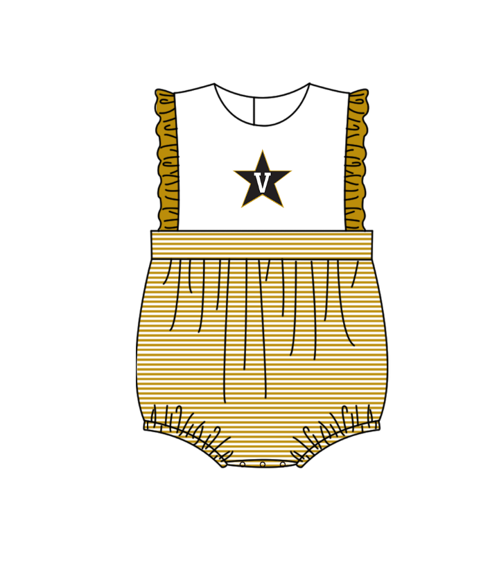 Custom moq 5 mix size milk silk summer teams Baby Boys And Girls Yellow Short-Sleeved Shirt And Shorts Set Matching Striped Rompers Outfit Set