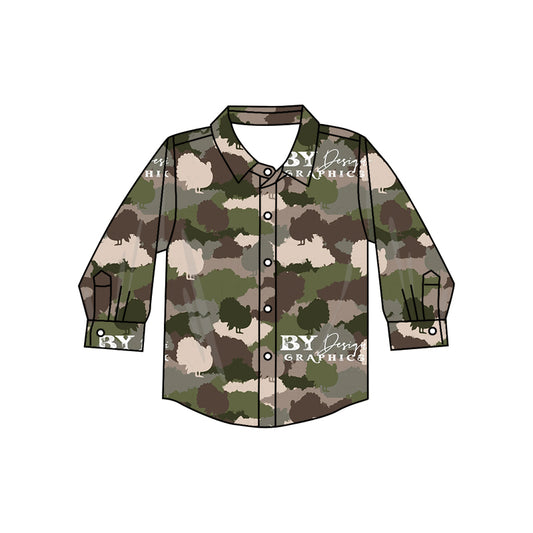 6.8 custom each style moq 5 eta 4-6week Sibling Sister camouflage boys long sleeve top and hooded long sleeve top