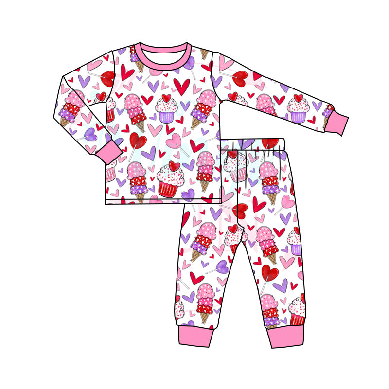 10.19 custom each style moq 5eta 4-6week Sibling love pink baby girl sets and rompers match family design