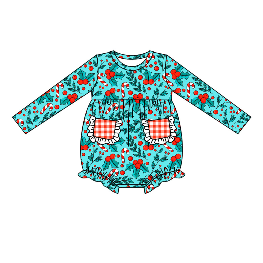 5.27 custom each style moq 5eta 4-5week Sibling Sister Christmas green girls outfits dress and baby romper and jumpsuit match family design