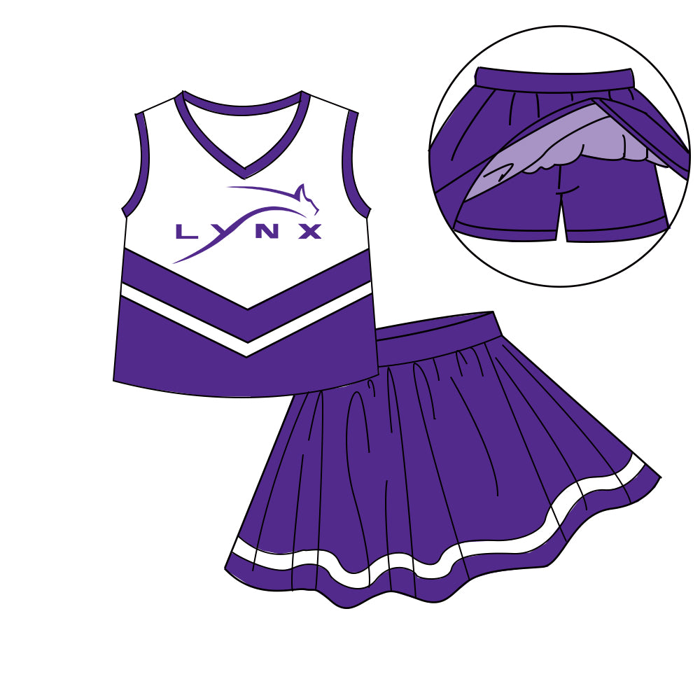 Custom moq 5 mix size milk silk baby girls clothes team bow purple sleeveless skirts sets 1 and set 2 and dress-25.7.19