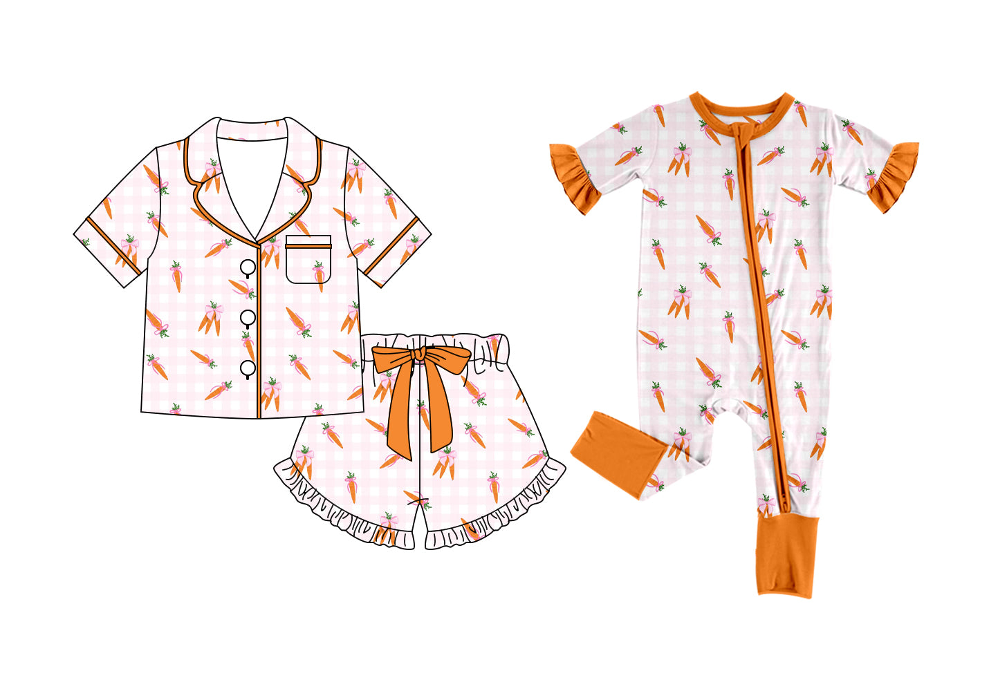 26.1.12 custom each style moq 5 eta 6-8week Sibling Sister easter baby girl short sleeve shorts sets and romper match design