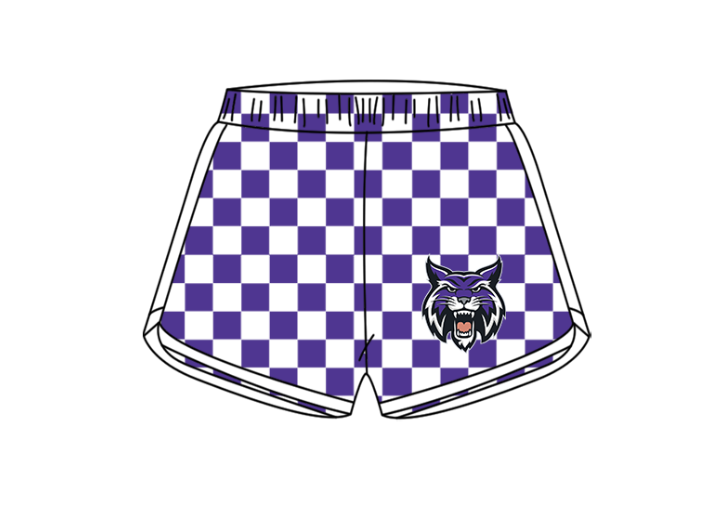 Custom moq 5 mix size milk silk summer teams Boy's Short Sleeved Top Plaid Shorts Set Girl's Short-Sleeved Set with Matching Swimsuits Adult Checked Shorts